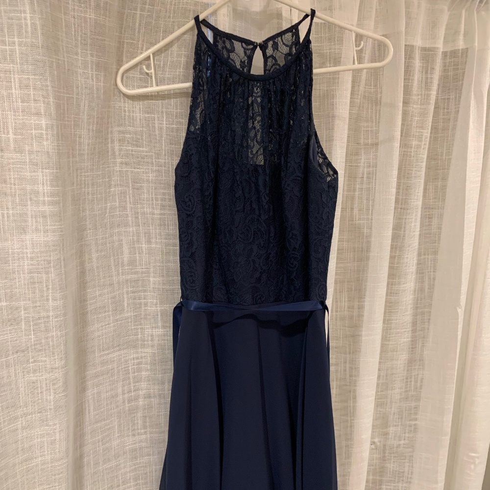 Navy Blue Bridesmaid Dress (size 8)